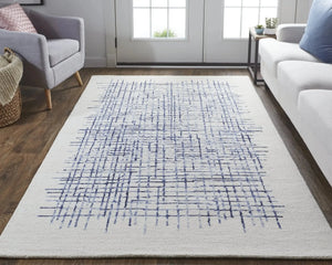 Maddox 8630F Ivory/Blue Rug