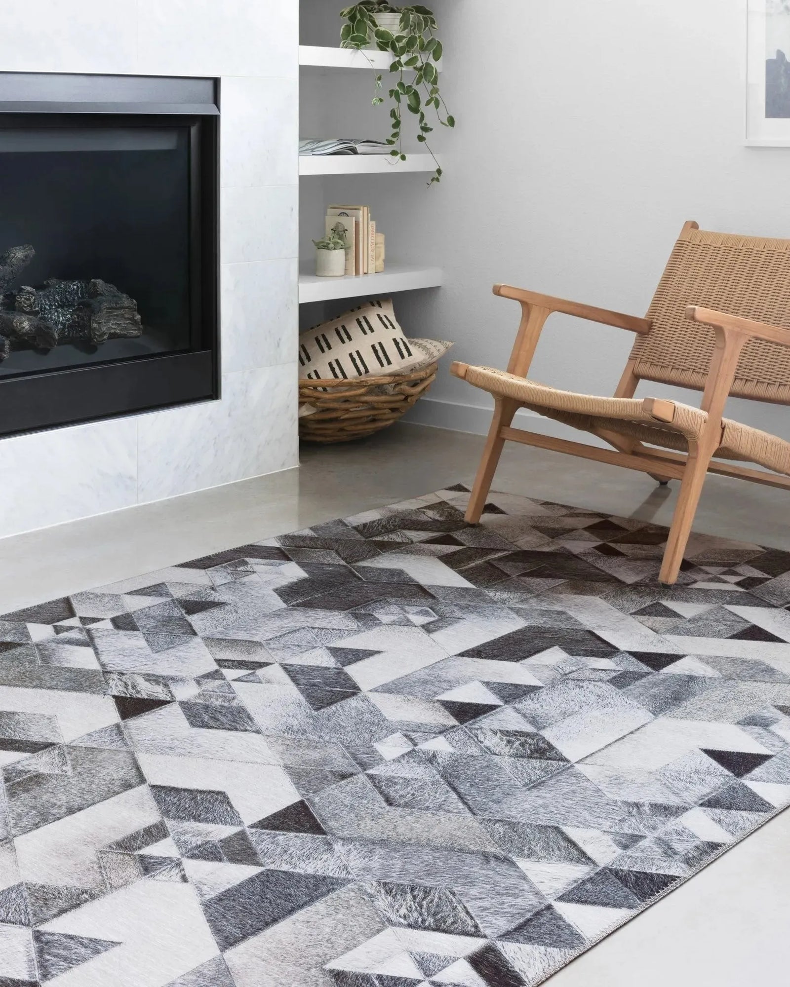 Maddox MAD-03 Grey/Ivory Rug