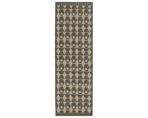 Mahaba MAH02 Black/Taupe Rug