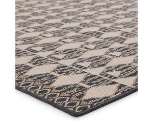 Mahaba MAH02 Black/Taupe Rug