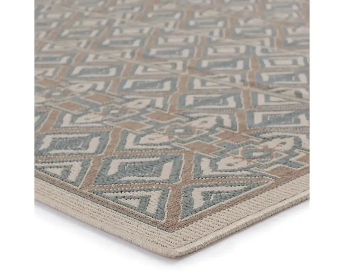 Mahaba MAH03 Green/Taupe Rug