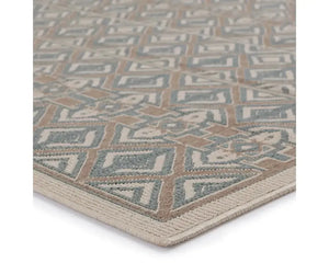 Mahaba MAH03 Green/Taupe Rug