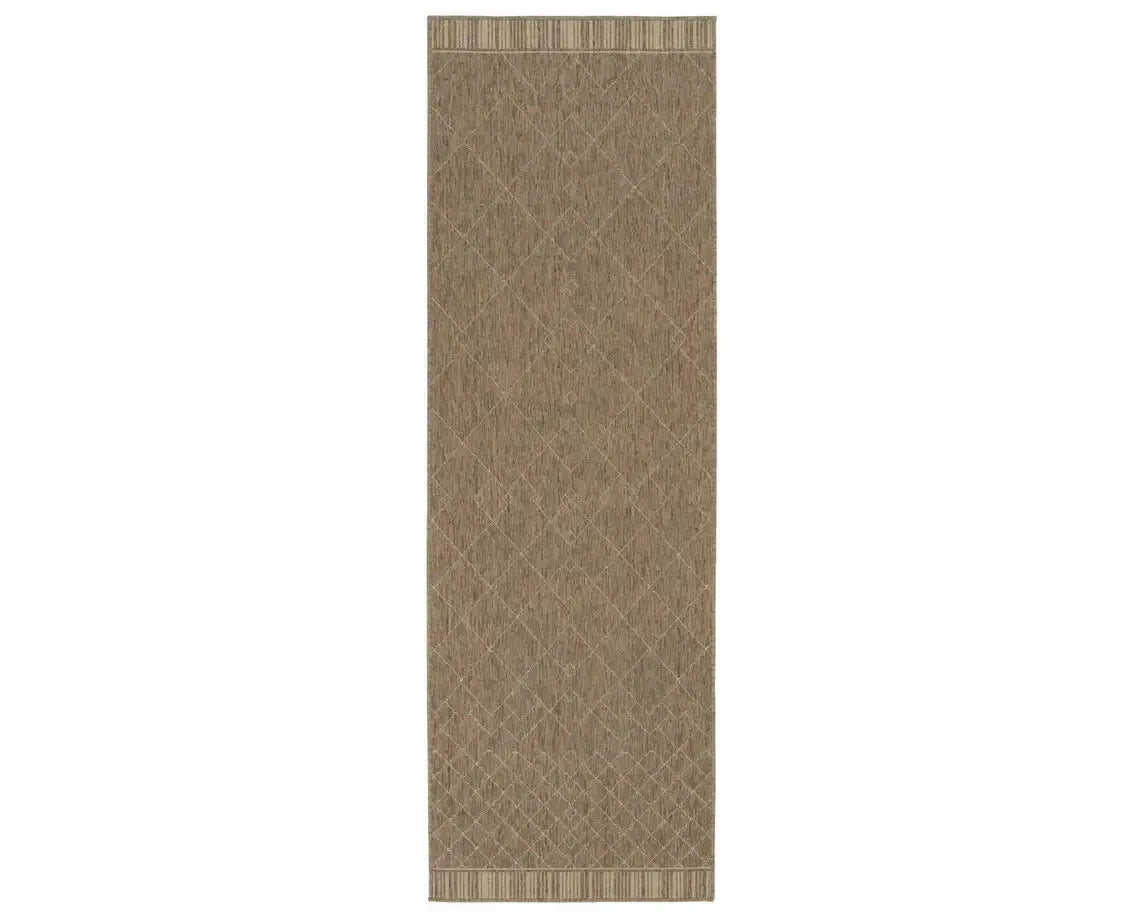 Mahaba MAH05 Tan/Taupe Rug