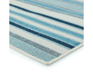 Mahaba MAH08 Blue/Cream Rug
