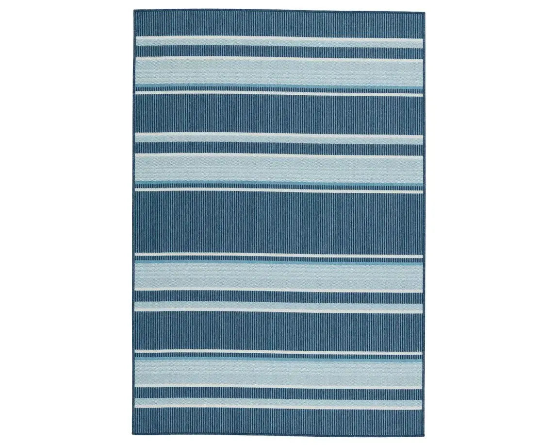 Mahaba MAH09 Blue/Cream Rug