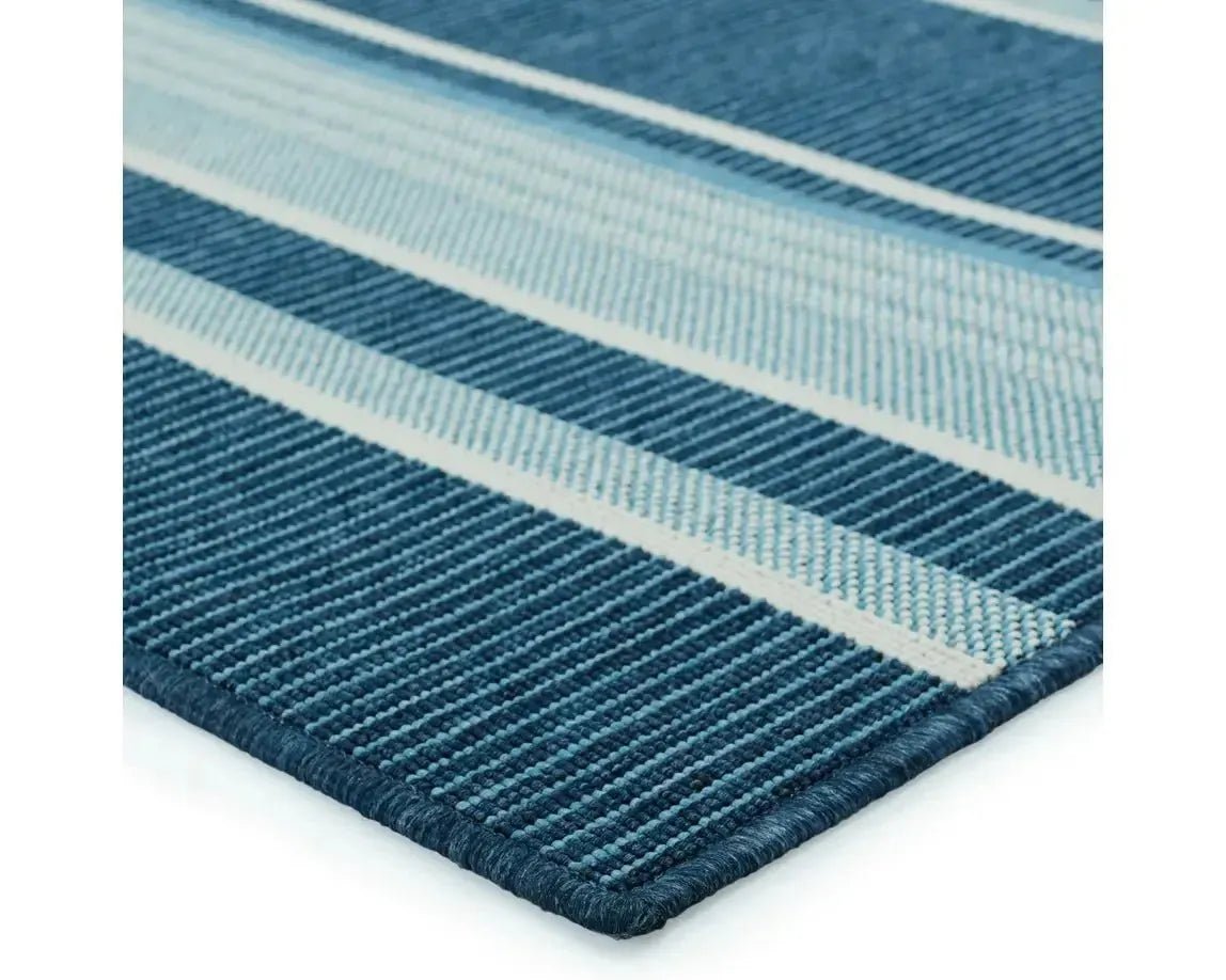 Mahaba MAH09 Blue/Cream Rug