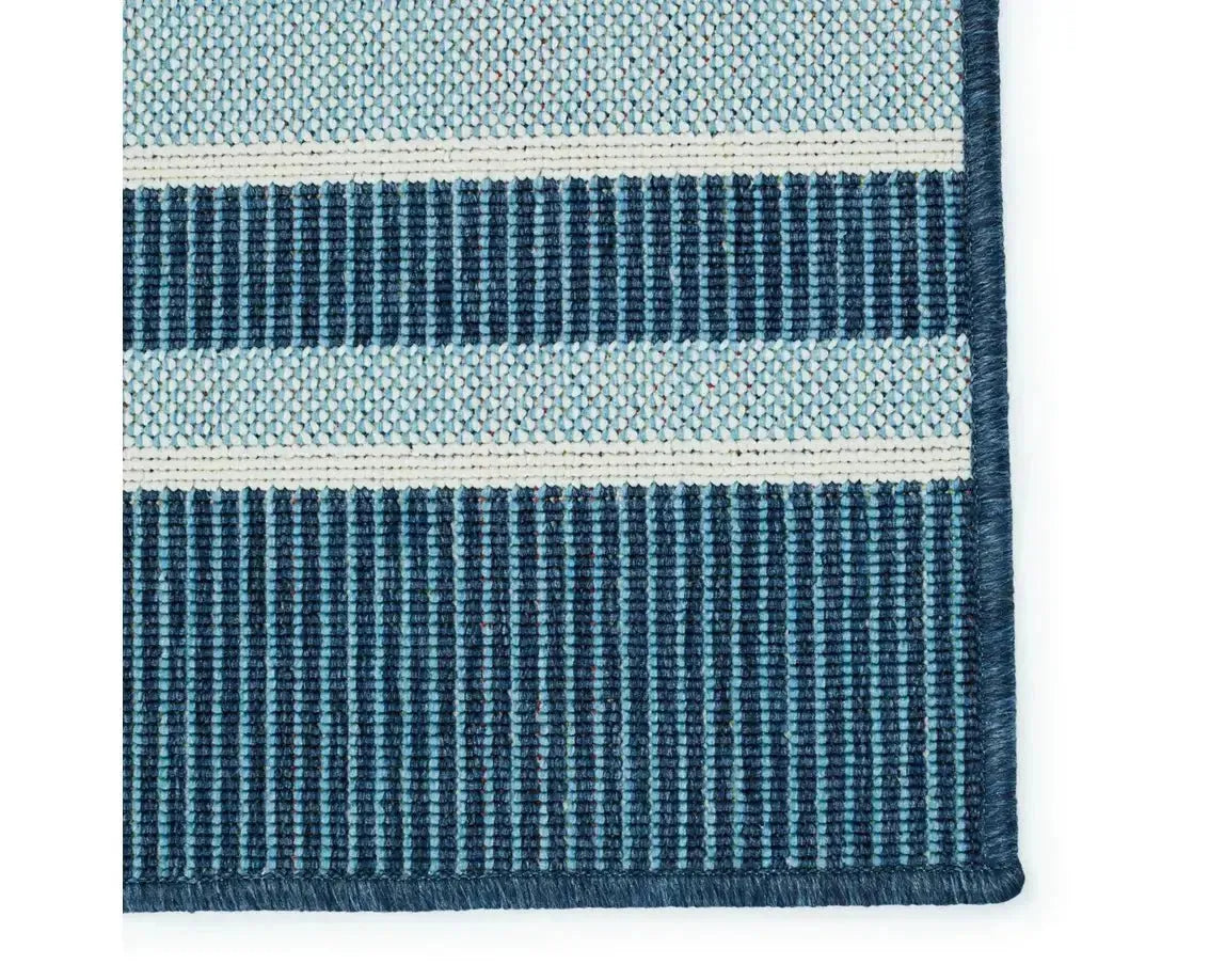 Mahaba MAH09 Blue/Cream Rug