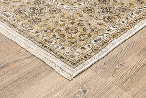 Maharaja 1J Ivory/Gold Rug