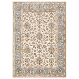 Maharaja 5091Z Ivory/Blue Rug
