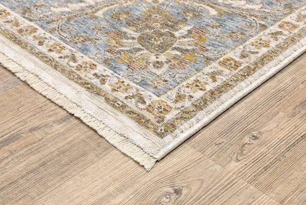Maharaja 5091Z Ivory/Blue Rug
