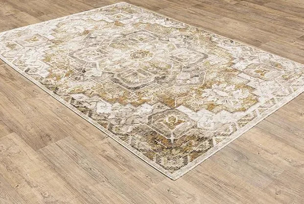 Maharaja 661C Gold Ivory Rug