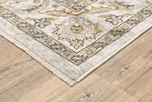 Maharaja 70W Ivory/Grey Rug