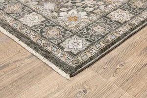 Maharaja 71N Charcoal/Ivory Rug