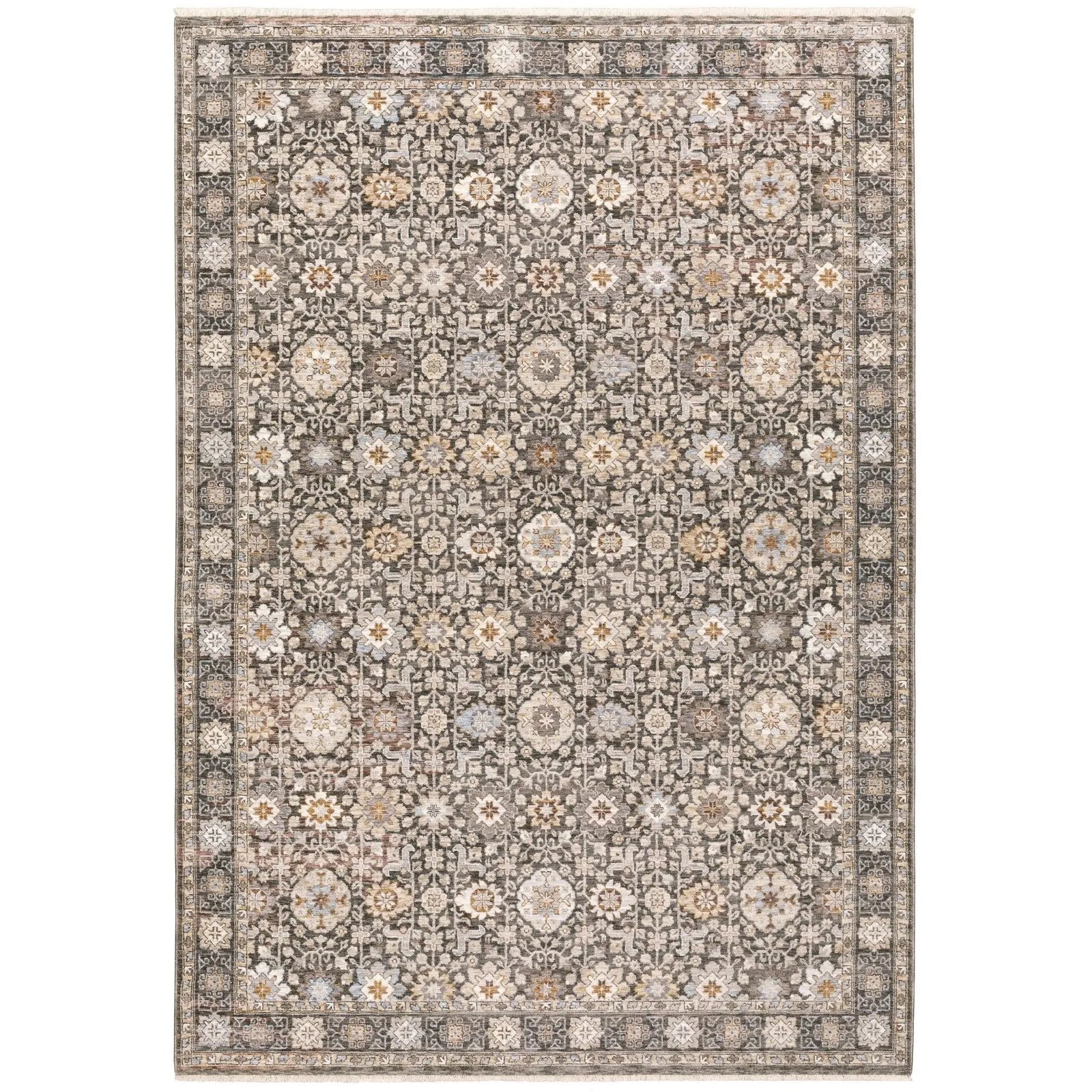 Maharaja 71N Charcoal/Ivory Rug