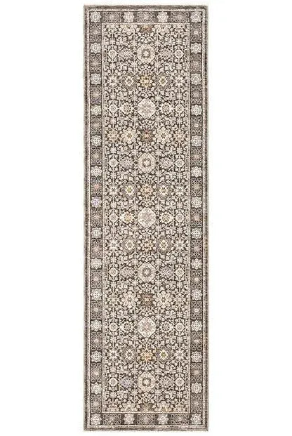 Maharaja 71N Charcoal/Ivory Rug