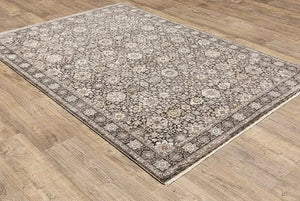 Maharaja 71N Charcoal/Ivory Rug