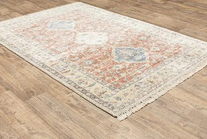 Malabar 45305 Orange/Blue Rug