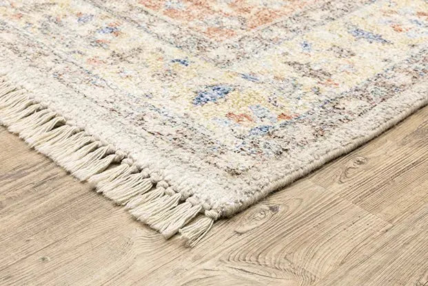 Malabar 45305 Orange/Blue Rug