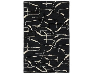 Mallino MNK01 Black/Cream Rug