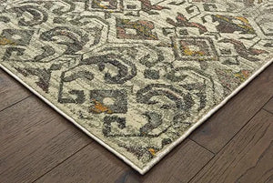 Mantra 1330W Ivory Grey Rug
