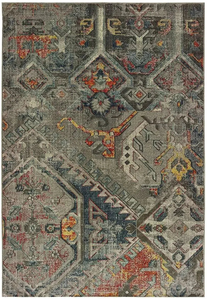 Mantra 1X Grey Multi Rug