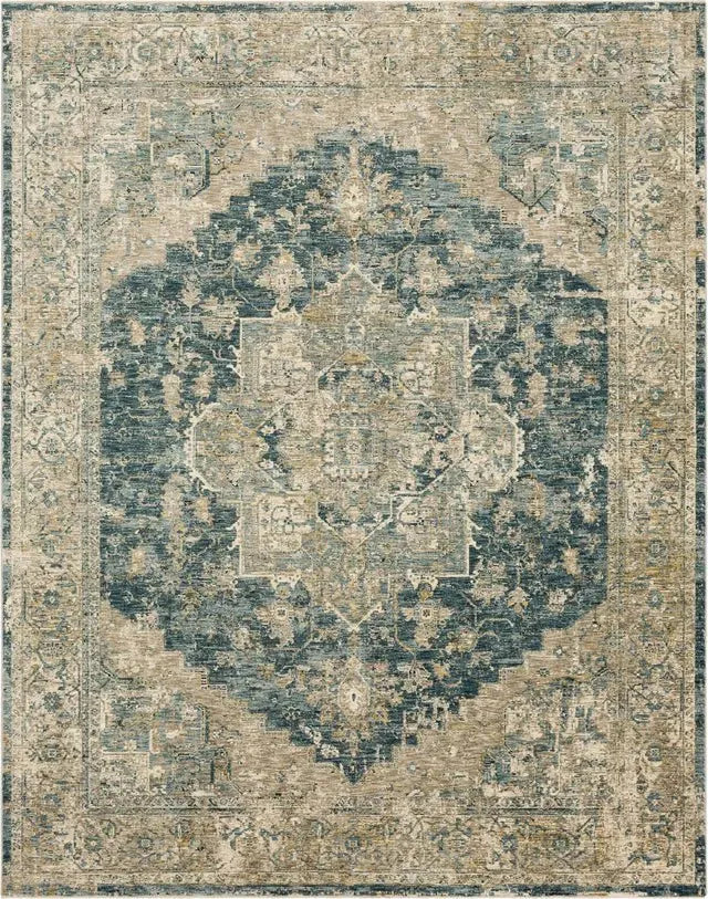 Marash RG845 048 Ezine Blue Rug