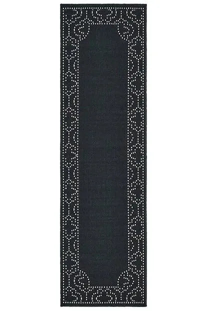 Marina 1247K Black Ivory Rug