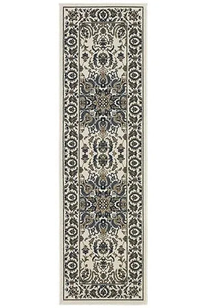 Marina 1248W Ivory Navy Rug