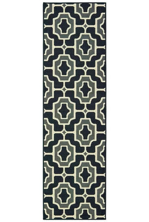 Marina 1491Z Black Grey Rug