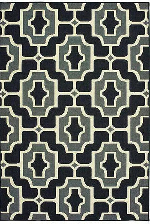 Marina 1491Z Black Grey Rug