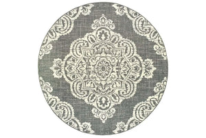 Marina 5929E Grey Ivory Rug