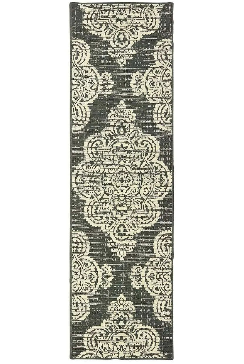 Marina 5929E Grey Ivory Rug