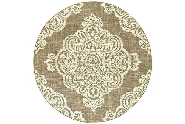 Marina 5929J Tan Ivory Rug