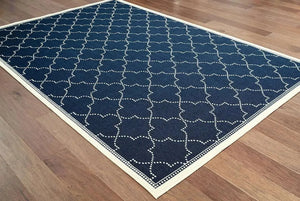 Marina 6025P Navy Ivory Rug