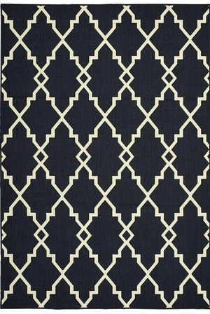 Marina 7763K Black Ivory Rug