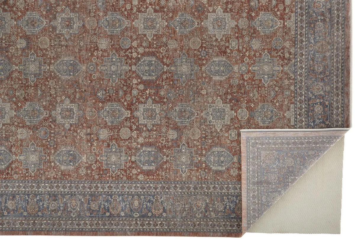 Marquette 3761F Rust/Blue Rug