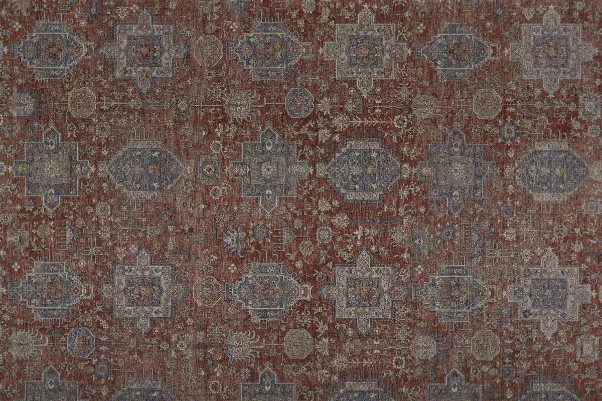 Marquette 3761F Rust/Blue Rug