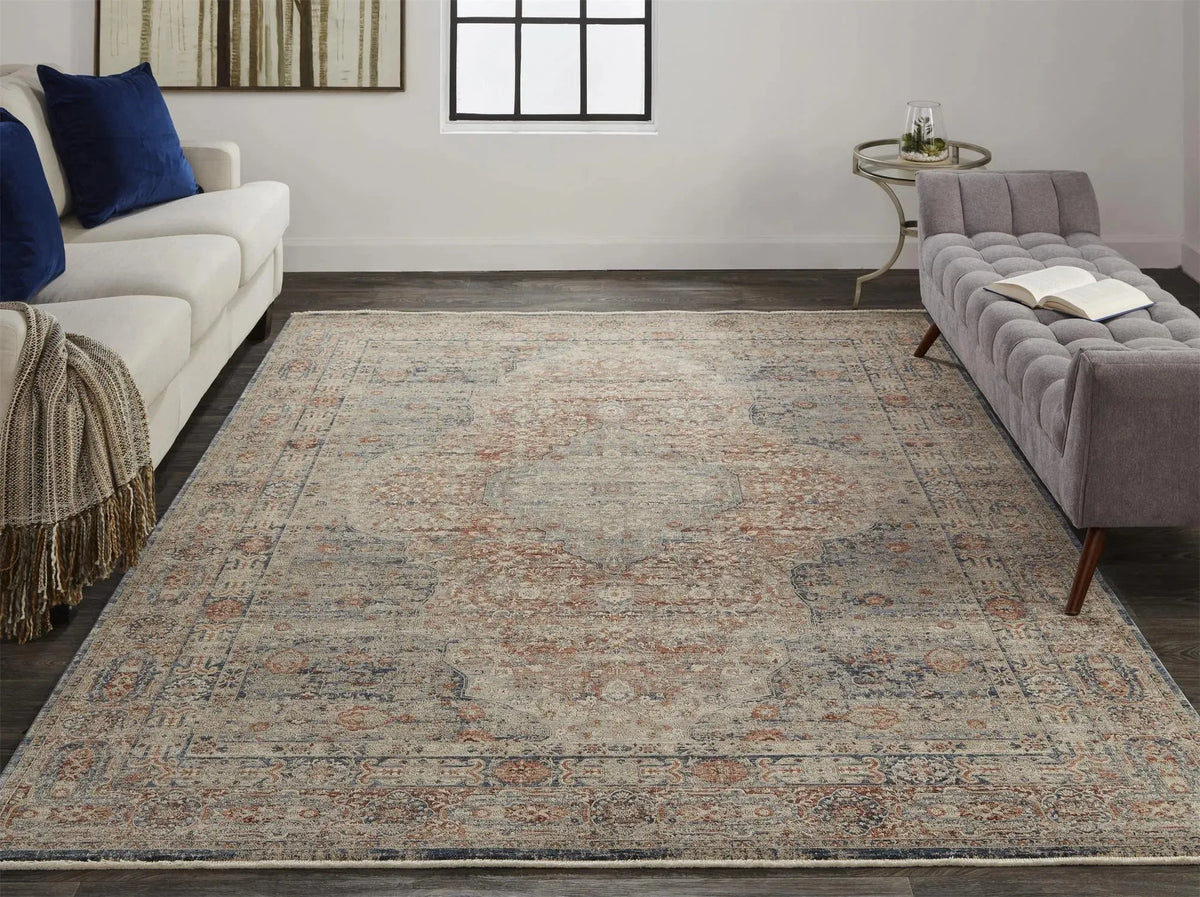 Marquette 3778F Rust/Blue Rug