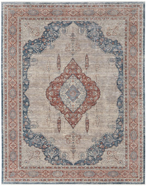 Marquette MRQ39GRF Grey/Red Rug