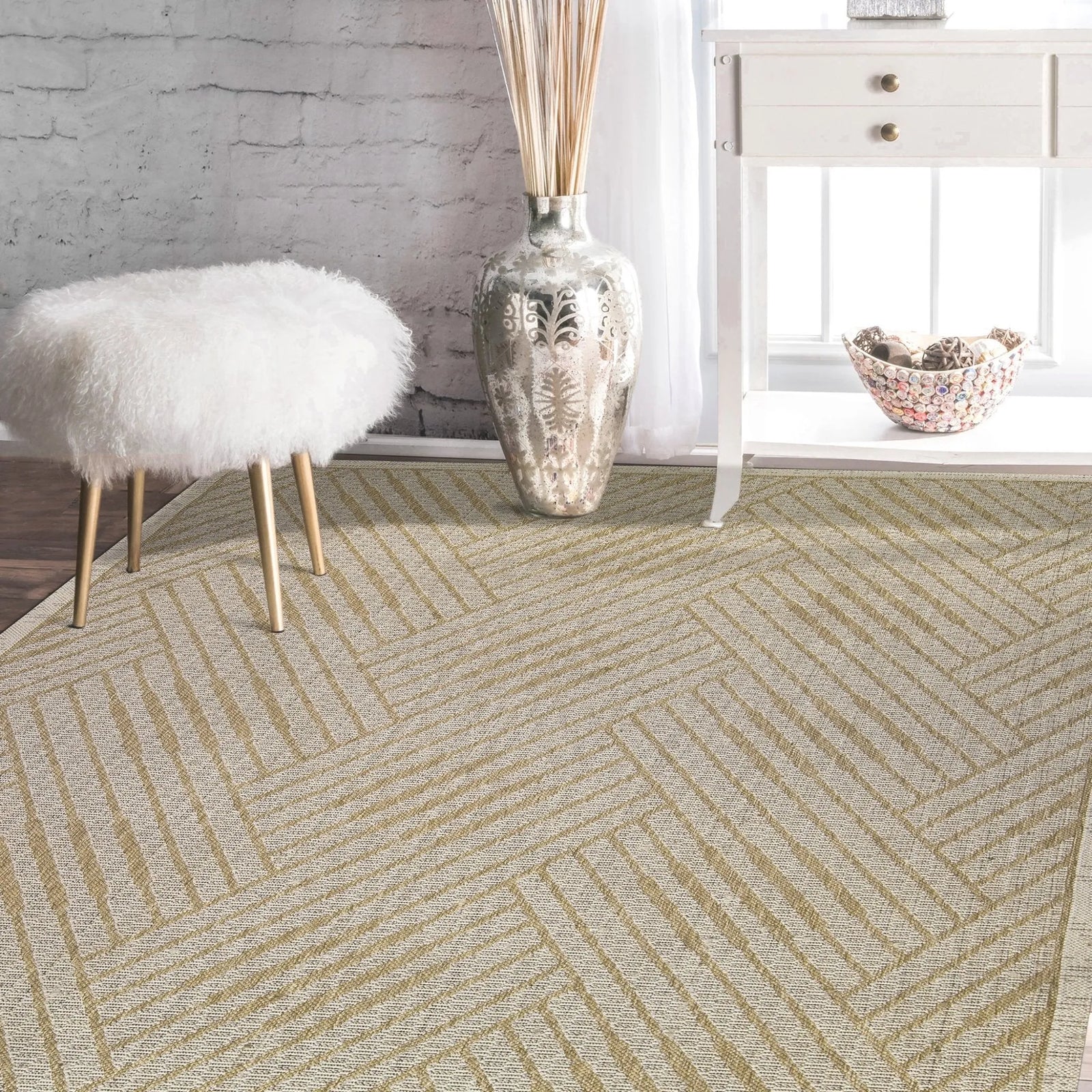 Maryland MRY-4 Champagne Rug