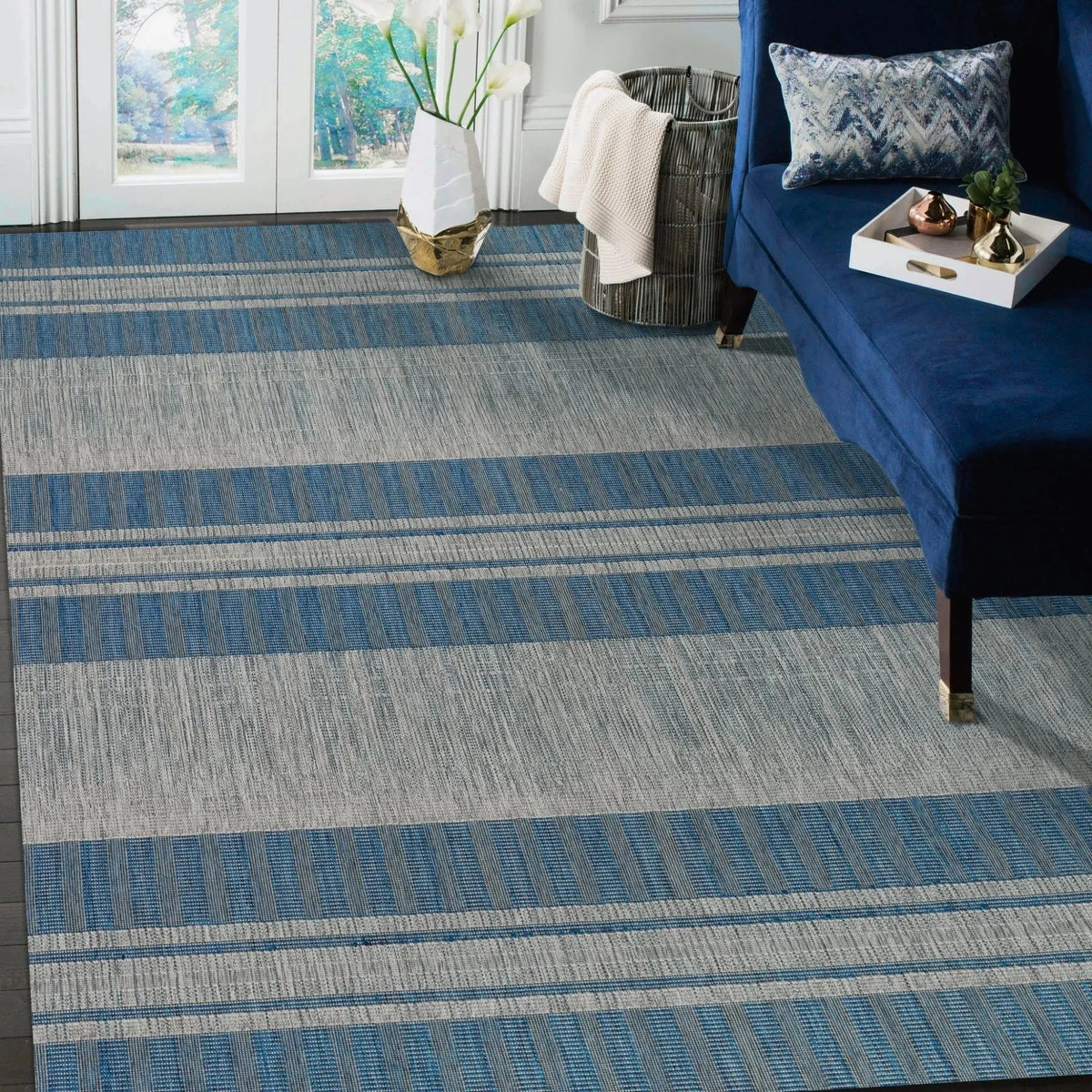 Maryland MRY-6 Blue Rug