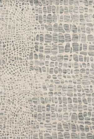 Masai MAS-03 Silver Grey/Ivory Rug