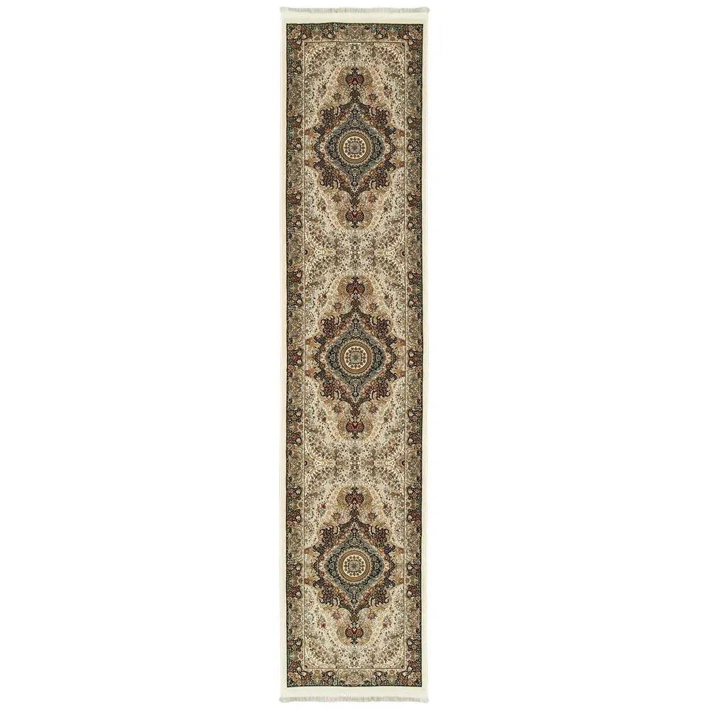 Masterpiece 111W Ivory/ Multi Rug