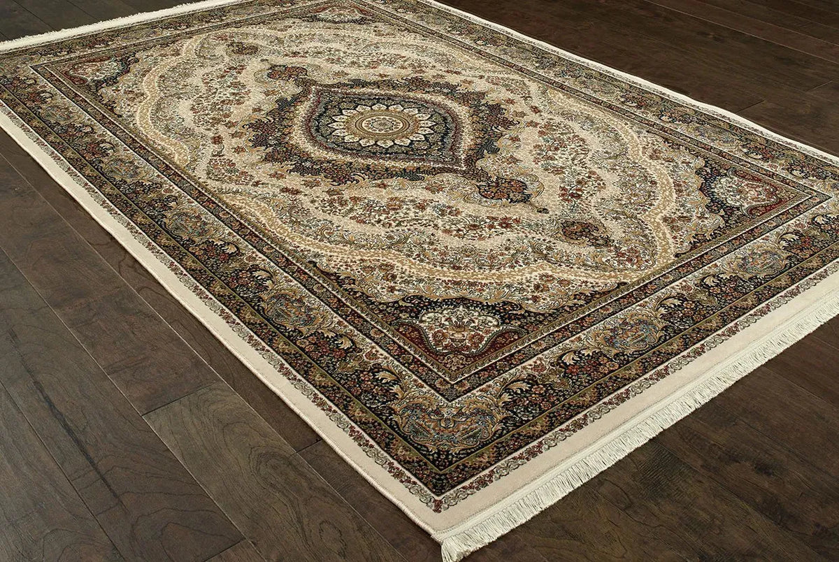 Masterpiece 111W Ivory/ Multi Rug