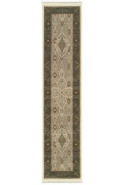 Masterpiece 1335I Ivory/ Black Rug