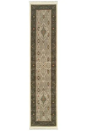 Masterpiece 1335I Ivory/ Black Rug