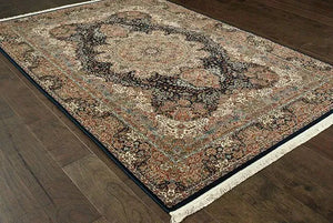 Masterpiece 5501K Black/ Multi Rug