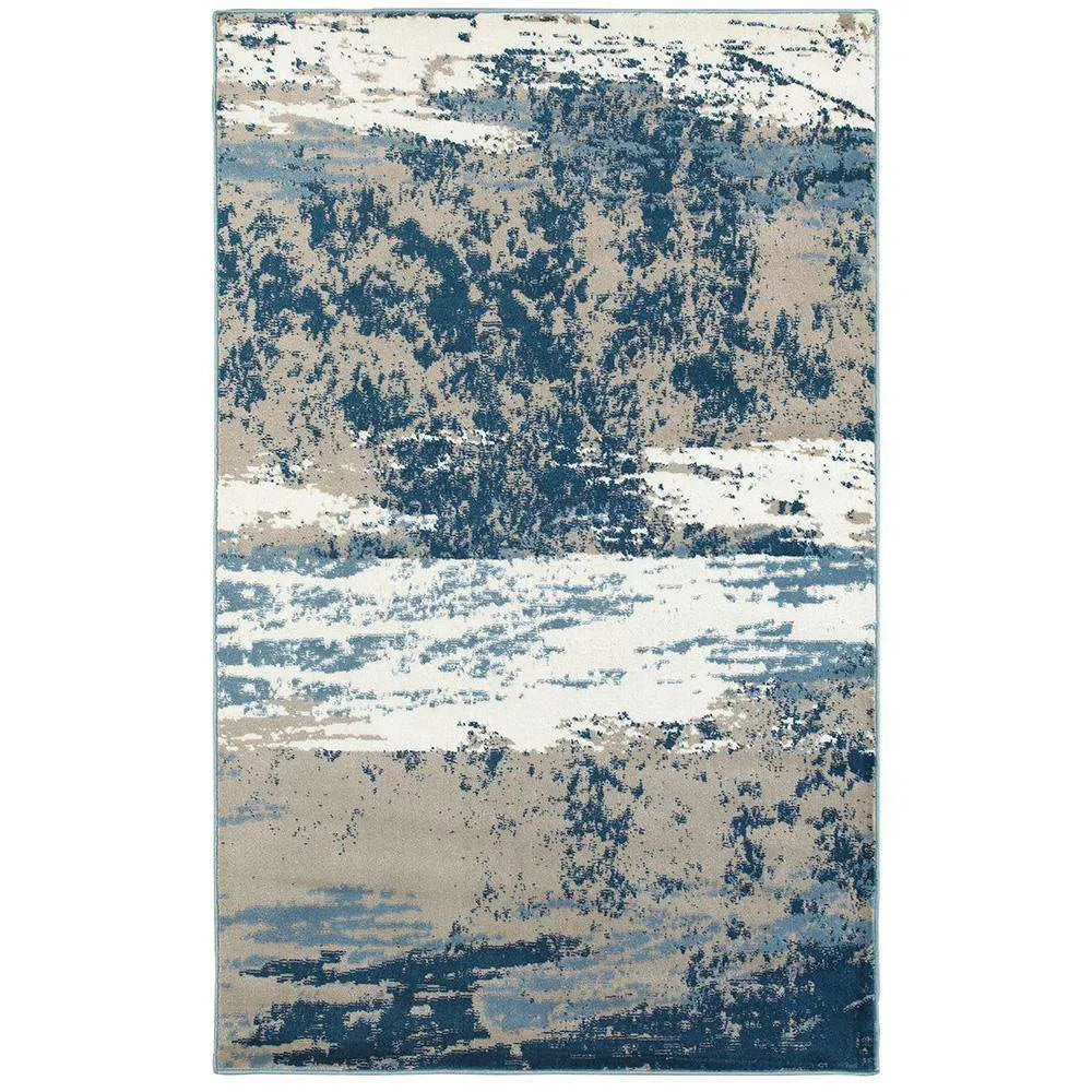 Matrix LR81201 Light Beige / Soft Blue Rug