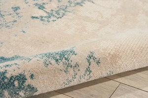 Maxell MAE13 Ivory/Teal Rug