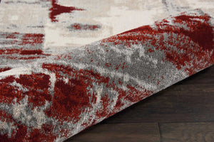 Maxell MAE14 Ivory/Red Rug